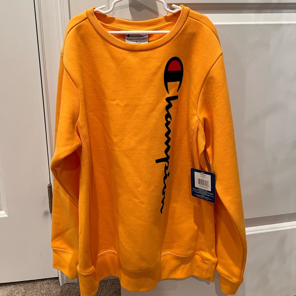 Champion Kids Bright Orange Hoodie